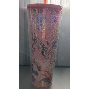 Starbucks New Summer 2021 Coral Reef Bubble Venti 24oz Tumbler‎ Cold Cup